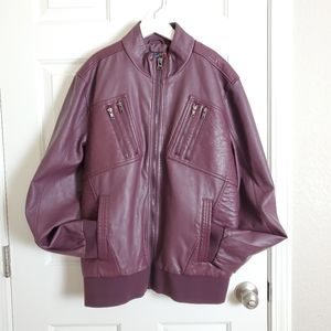Guess Moto Faux Leather Jacket